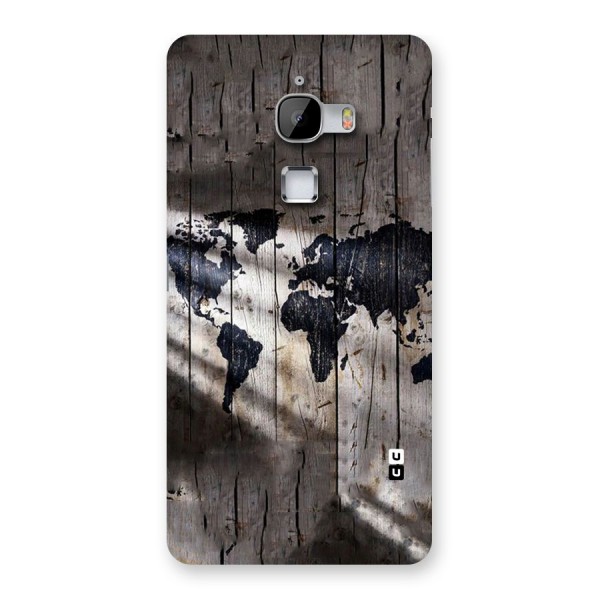 World Map Wood Design Back Case for LeTv Le Max