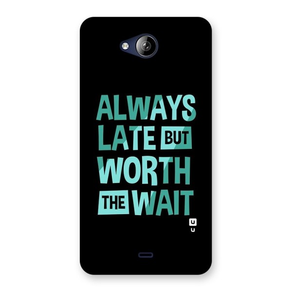 Worth the Wait Back Case for Canvas Play Q355