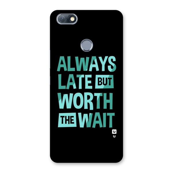 Worth the Wait Back Case for Infinix Note 5