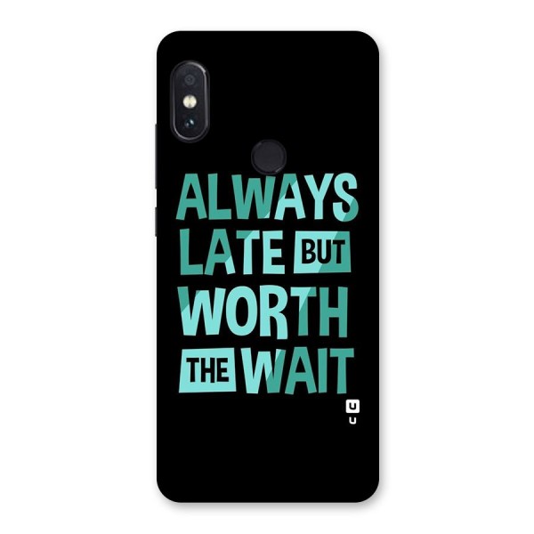 Worth the Wait Back Case for Redmi Note 5 Pro