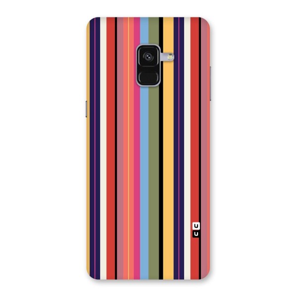 Wrapping Stripes Back Case for Galaxy A8 Plus