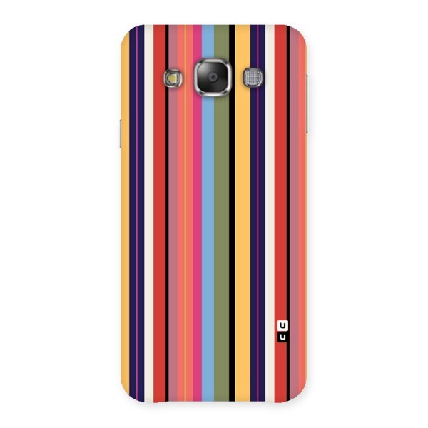 Wrapping Stripes Back Case for Galaxy E7