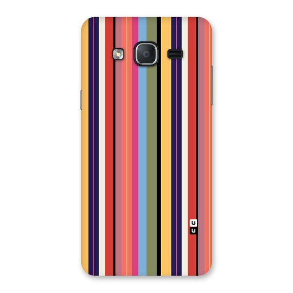 Wrapping Stripes Back Case for Galaxy On7 Pro