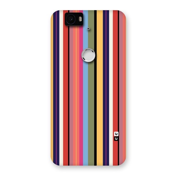 Wrapping Stripes Back Case for Google Nexus-6P