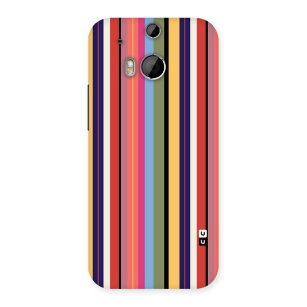 Wrapping Stripes Back Case for HTC One M8