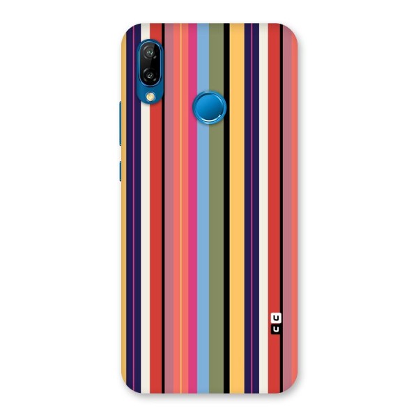 Wrapping Stripes Back Case for Huawei P20 Lite
