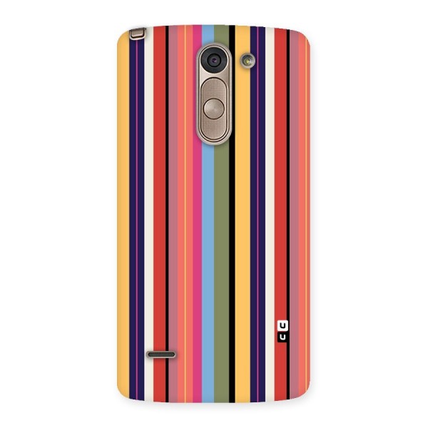 Wrapping Stripes Back Case for LG G3 Stylus