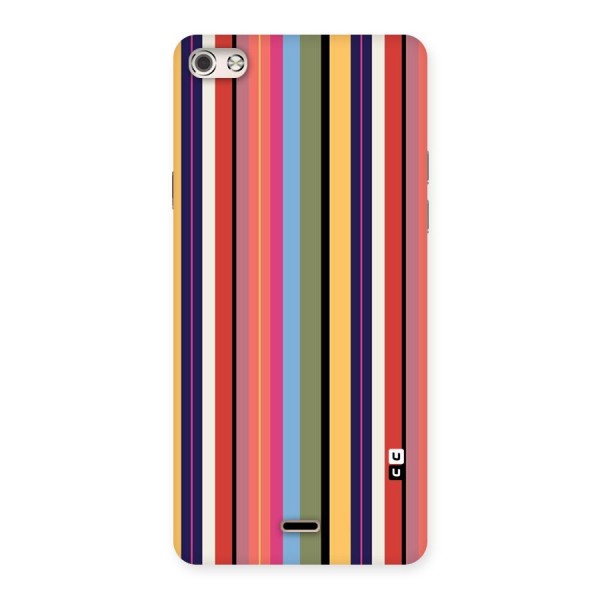 Wrapping Stripes Back Case for Micromax Canvas Silver 5