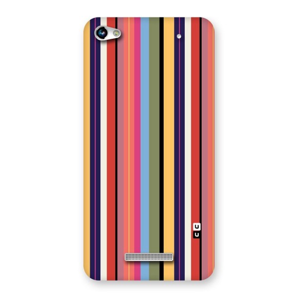 Wrapping Stripes Back Case for Micromax Hue 2