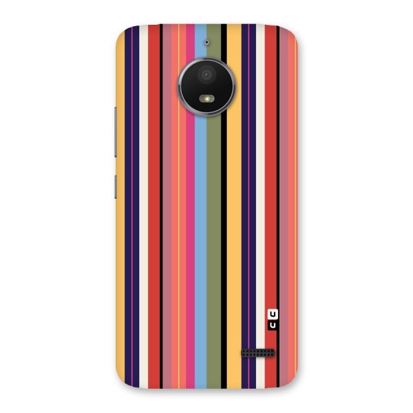 Wrapping Stripes Back Case for Moto E4