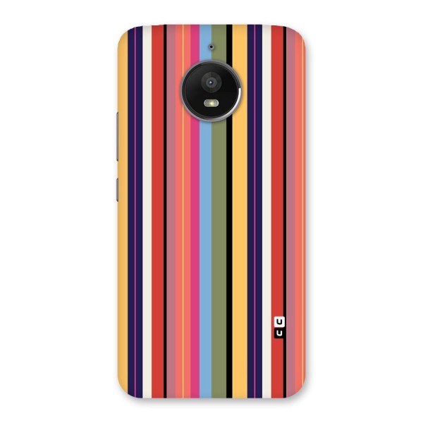 Wrapping Stripes Back Case for Moto E4 Plus
