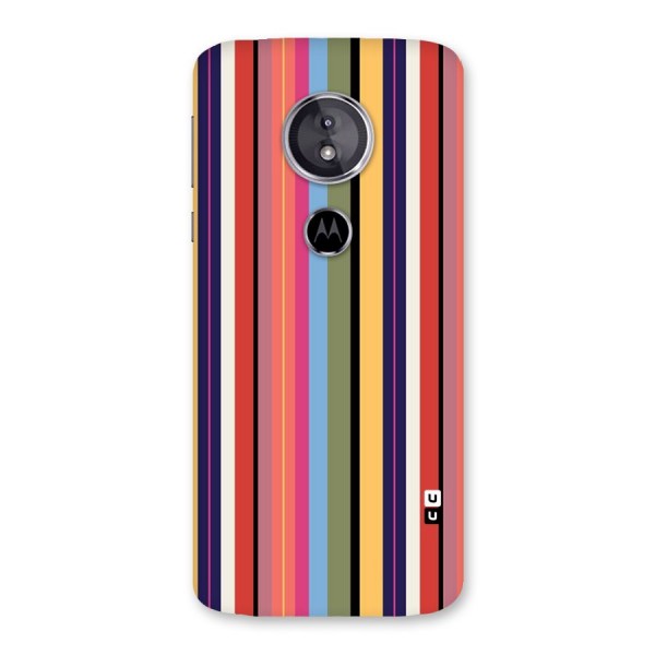 Wrapping Stripes Back Case for Moto E5