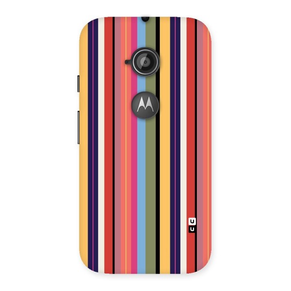 Wrapping Stripes Back Case for Moto E 2nd Gen