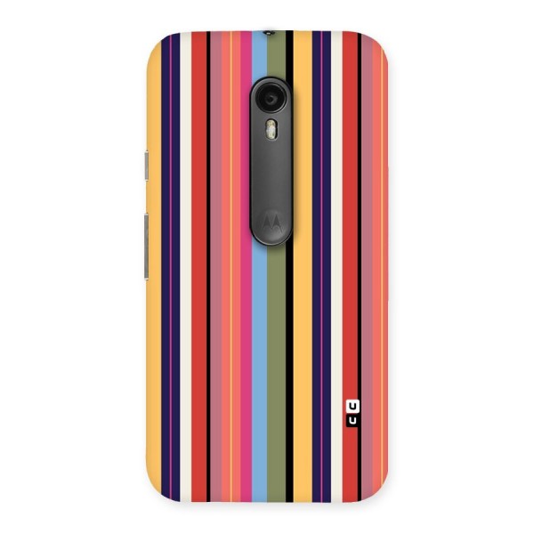 Wrapping Stripes Back Case for Moto G3