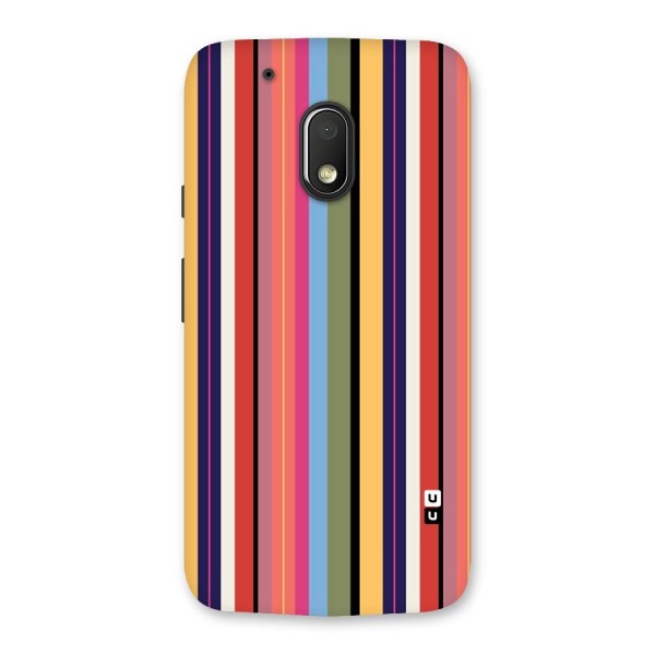 Wrapping Stripes Back Case for Moto G4 Play