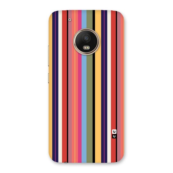 Wrapping Stripes Back Case for Moto G5 Plus