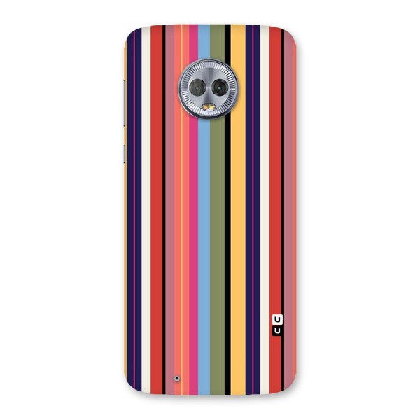 Wrapping Stripes Back Case for Moto G6