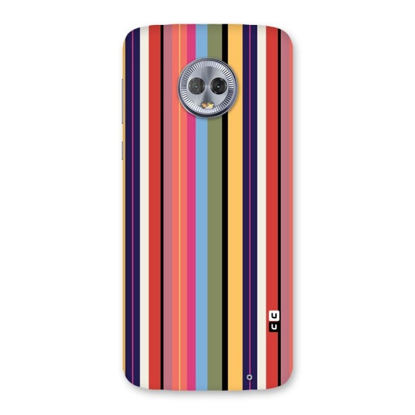 Wrapping Stripes Back Case for Moto G6 Plus