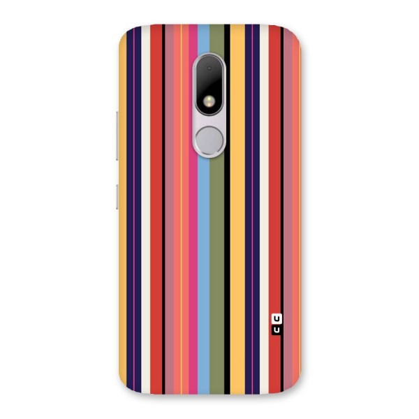 Wrapping Stripes Back Case for Moto M