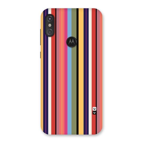 Wrapping Stripes Back Case for Motorola One Power