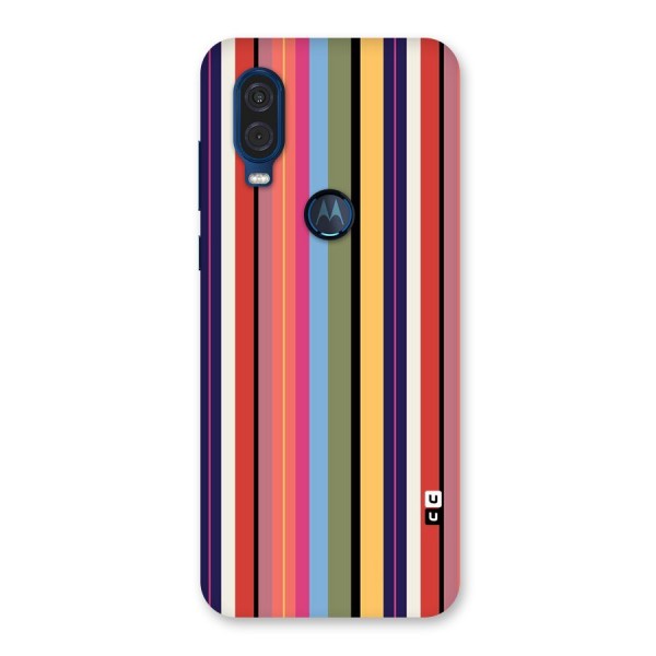 Wrapping Stripes Back Case for Motorola One Vision
