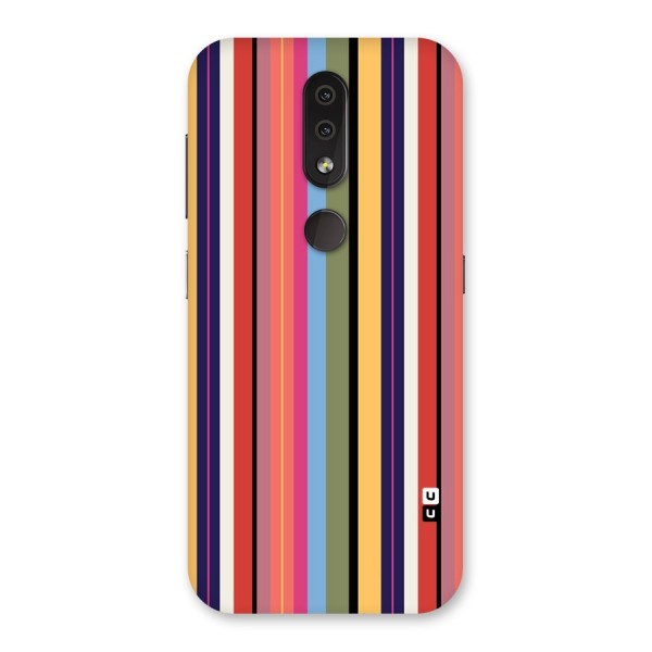 Wrapping Stripes Back Case for Nokia 4.2