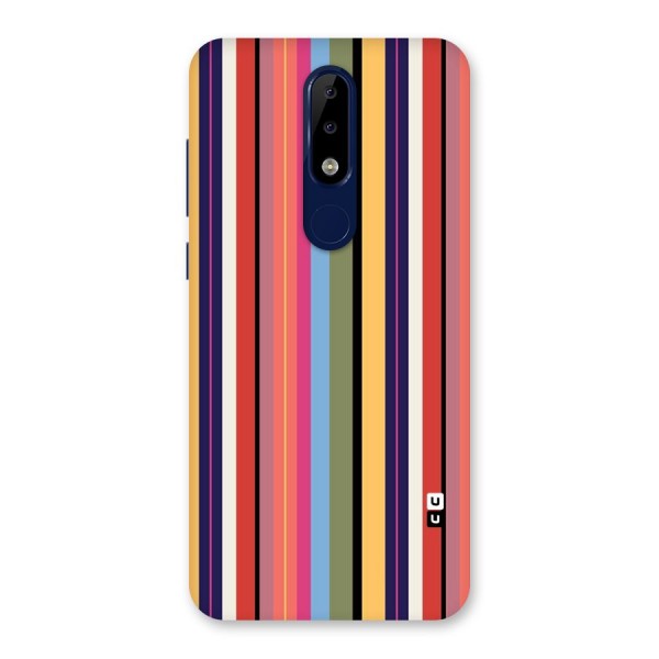 Wrapping Stripes Back Case for Nokia 5.1 Plus