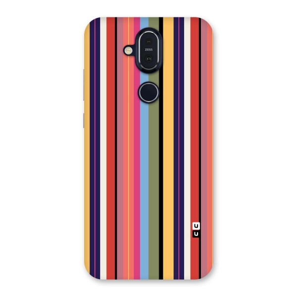 Wrapping Stripes Back Case for Nokia 8.1