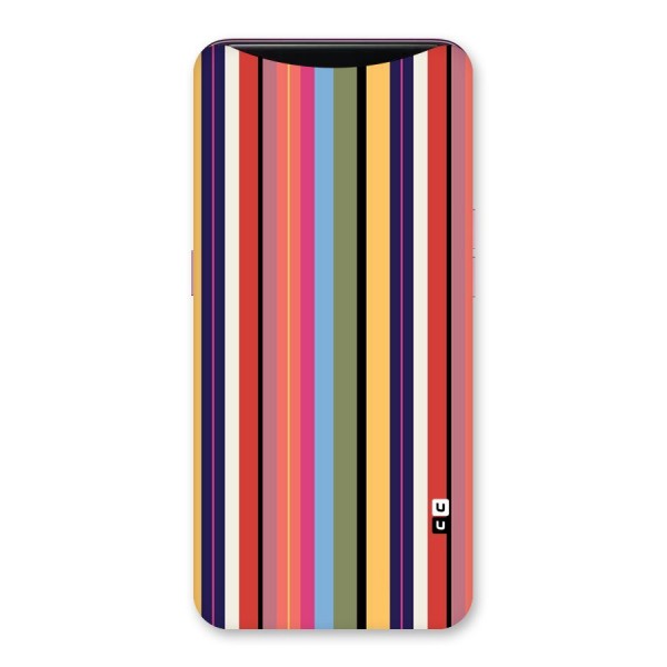 Wrapping Stripes Back Case for Oppo Find X