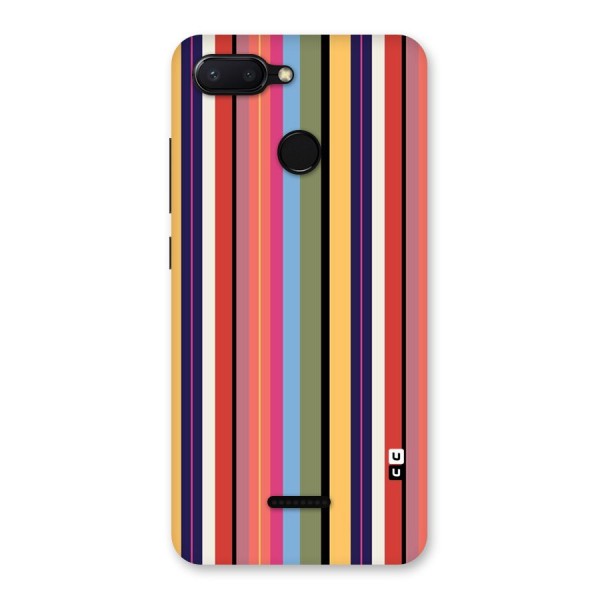 Wrapping Stripes Back Case for Redmi 6