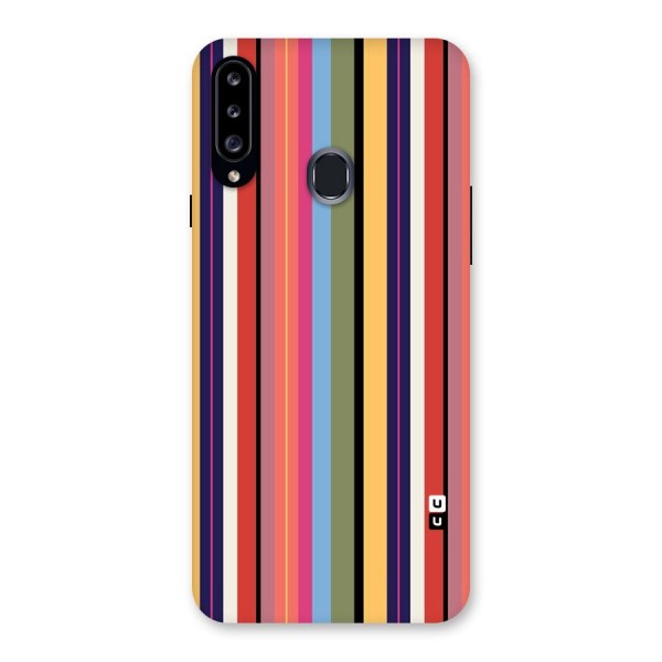 Wrapping Stripes Back Case for Samsung Galaxy A20s