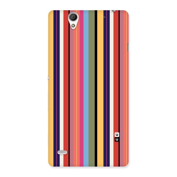 Wrapping Stripes Back Case for Sony Xperia C4