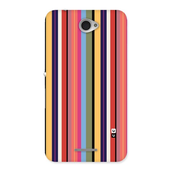 Wrapping Stripes Back Case for Sony Xperia E4