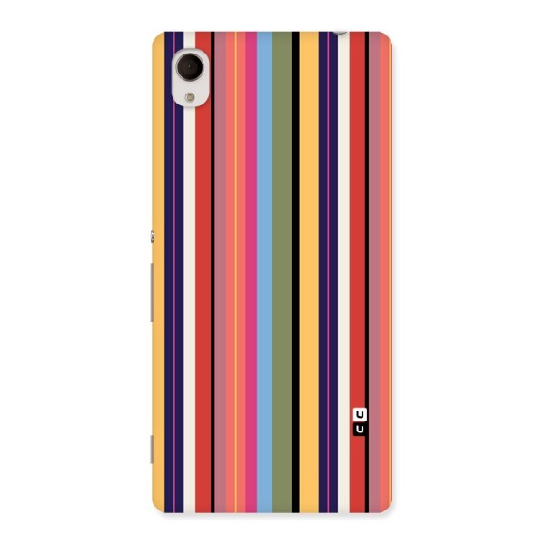 Wrapping Stripes Back Case for Sony Xperia M4