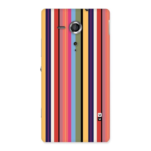 Wrapping Stripes Back Case for Sony Xperia SP