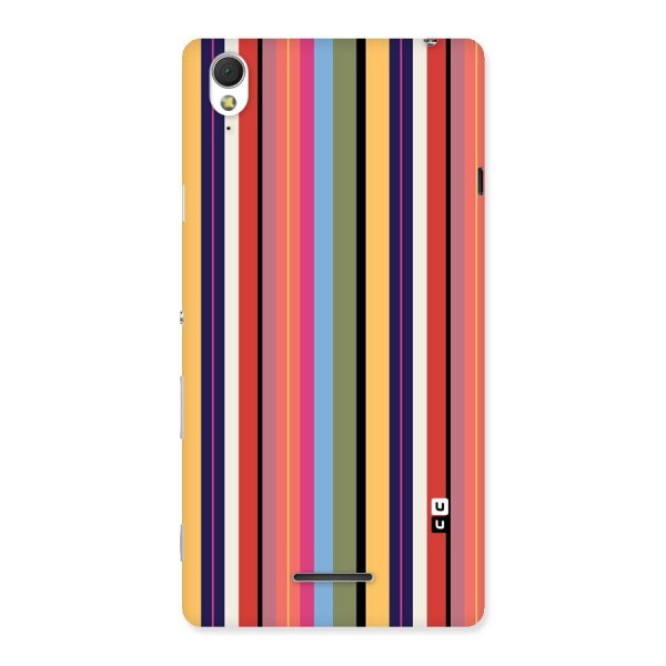 Wrapping Stripes Back Case for Sony Xperia T3