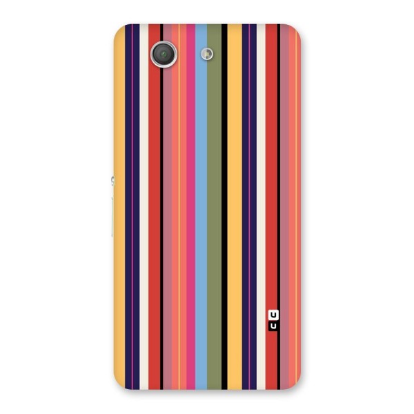 Wrapping Stripes Back Case for Xperia Z3 Compact