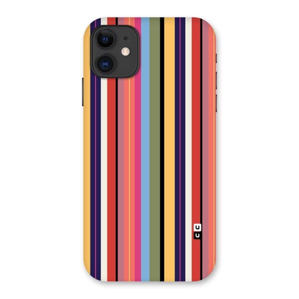 Wrapping Stripes Back Case for iPhone 11