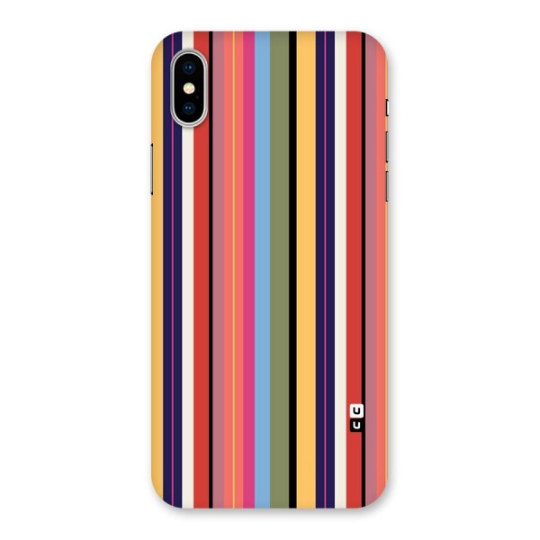 Wrapping Stripes Back Case for iPhone X