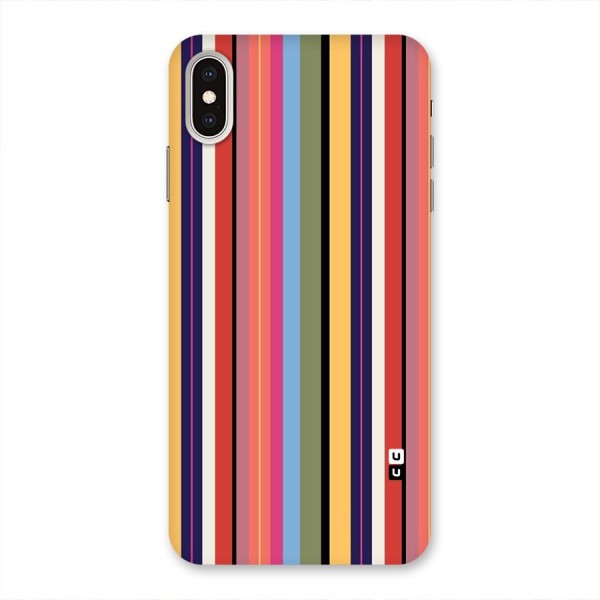 Wrapping Stripes Back Case for iPhone XS Max