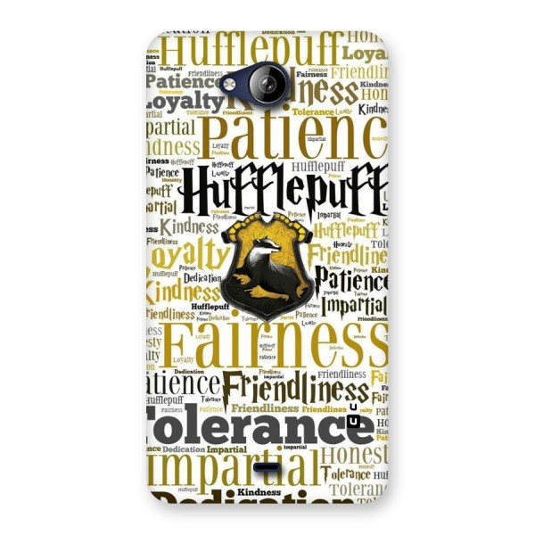 Yellow Fairness Back Case for Canvas Play Q355