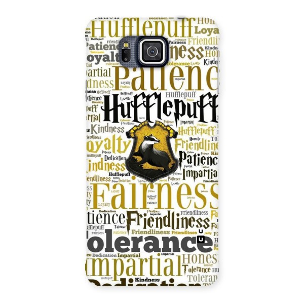 Yellow Fairness Back Case for Galaxy Alpha