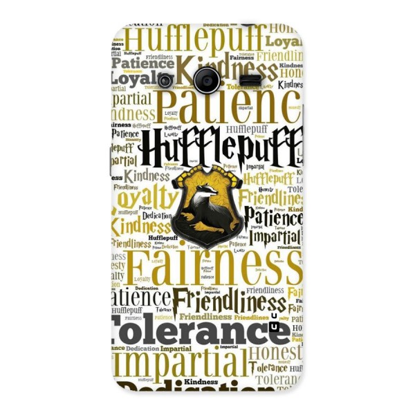 Yellow Fairness Back Case for Galaxy Core 2