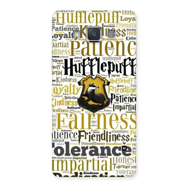 Yellow Fairness Back Case for Galaxy Grand 3