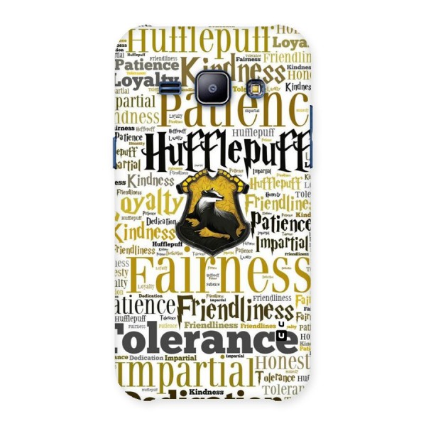Yellow Fairness Back Case for Galaxy J1