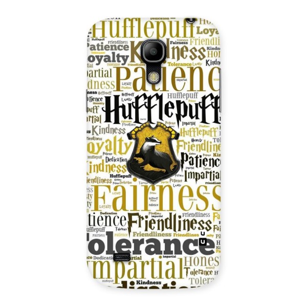 Yellow Fairness Back Case for Galaxy S4 Mini