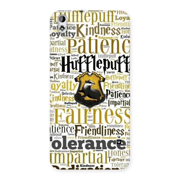 Yellow Fairness Back Case for HTC Desire 816