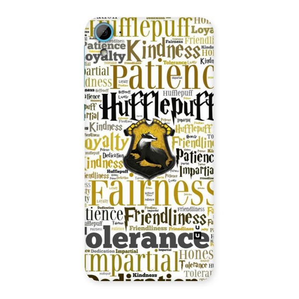 Yellow Fairness Back Case for HTC Desire 826