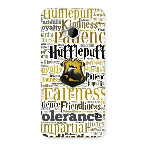 Yellow Fairness Back Case for HTC One M7