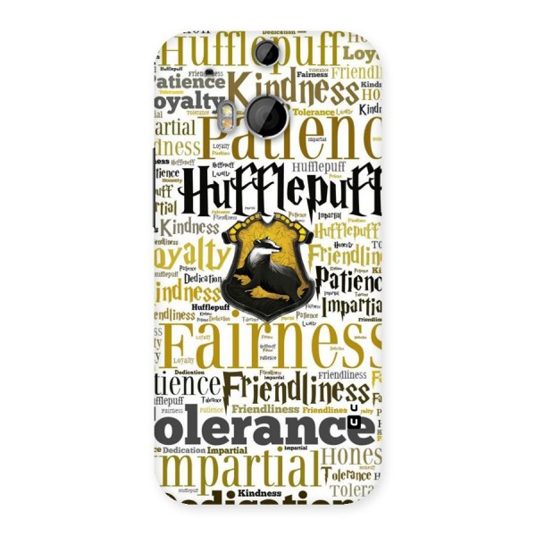 Yellow Fairness Back Case for HTC One M8